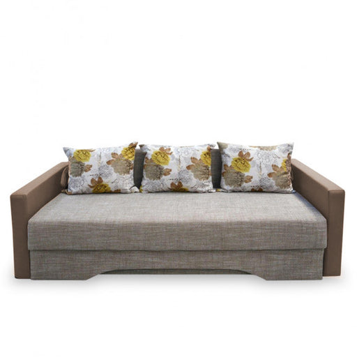 Canapea Extensibila Cu Lada Depozitare Paris, Capucino, 220 x 108 x 82 Cm
