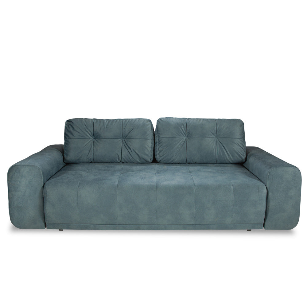 Canapea Extensibila Cu Lada Depozitare Dreamer, Albastru, 260 x 110 x 100 Cm