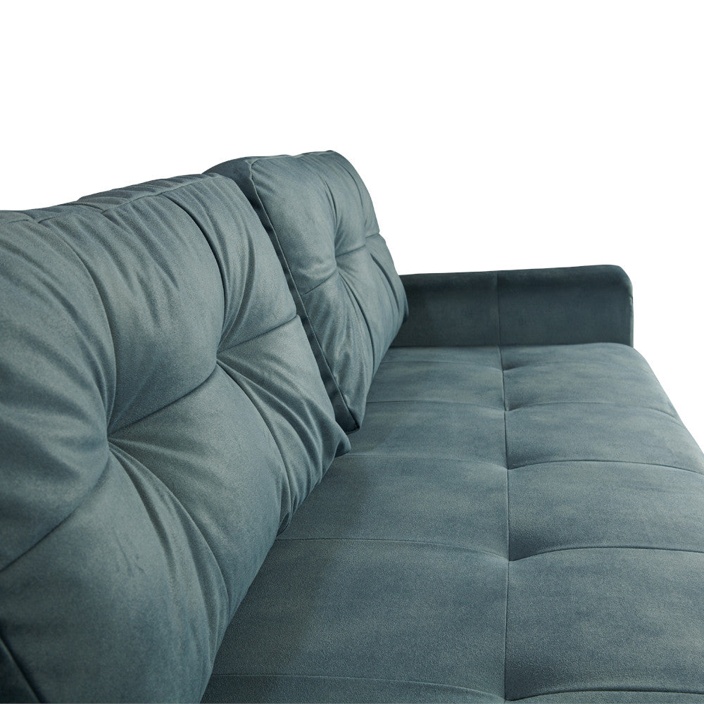Canapea Extensibila Cu Lada Depozitare Dreamer, Albastru, 260 x 110 x 100 Cm