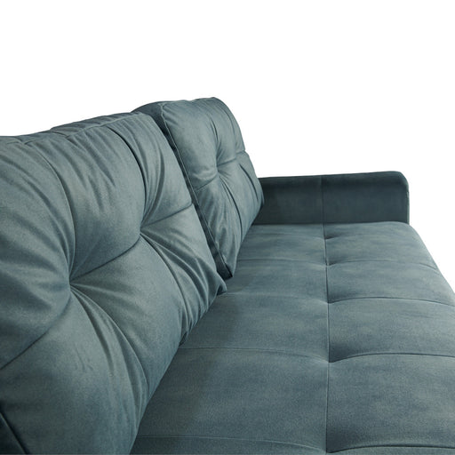 Canapea Extensibila Cu Lada Depozitare Dreamer, Albastru, 260 x 110 x 100 Cm