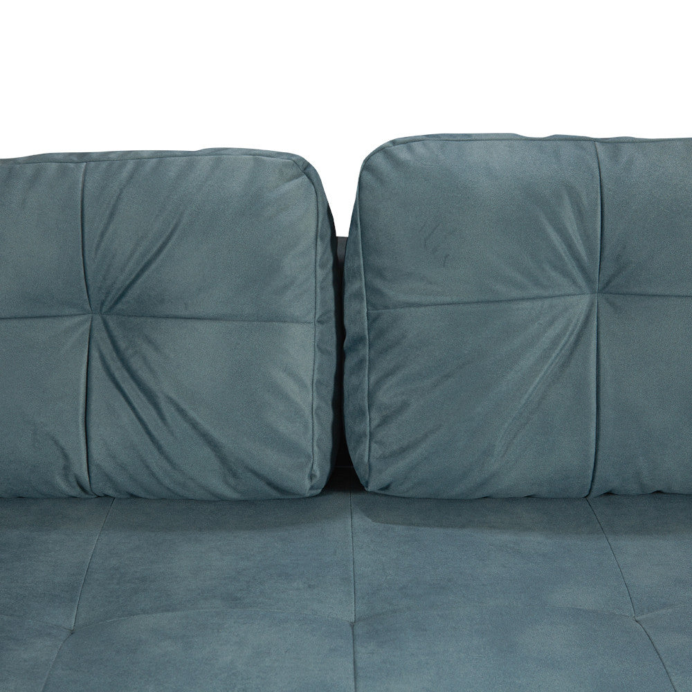 Canapea Extensibila Cu Lada Depozitare Dreamer, Albastru, 260 x 110 x 100 Cm