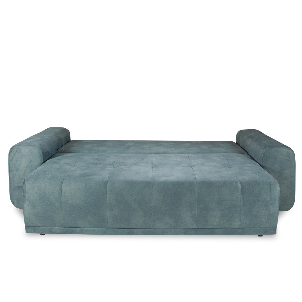 Canapea Extensibila Cu Lada Depozitare Dreamer, Albastru, 260 x 110 x 100 Cm