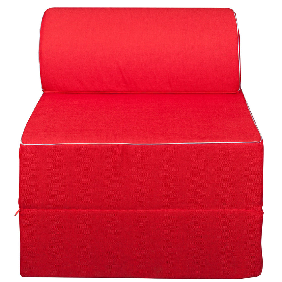 Fotoliu Extensibil De Interior Essentia, Textil, Rosu, 70 X 196 Cm