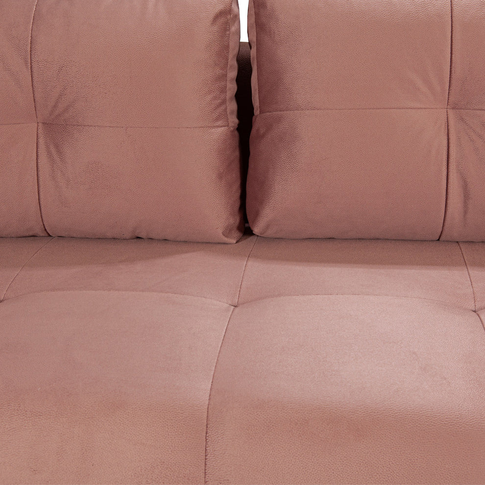 Coltar Extensibil Cu Lada Dreamer, Interschimbabil Stanga/Dreapta, Roz, 290 x 162 x 100 Cm