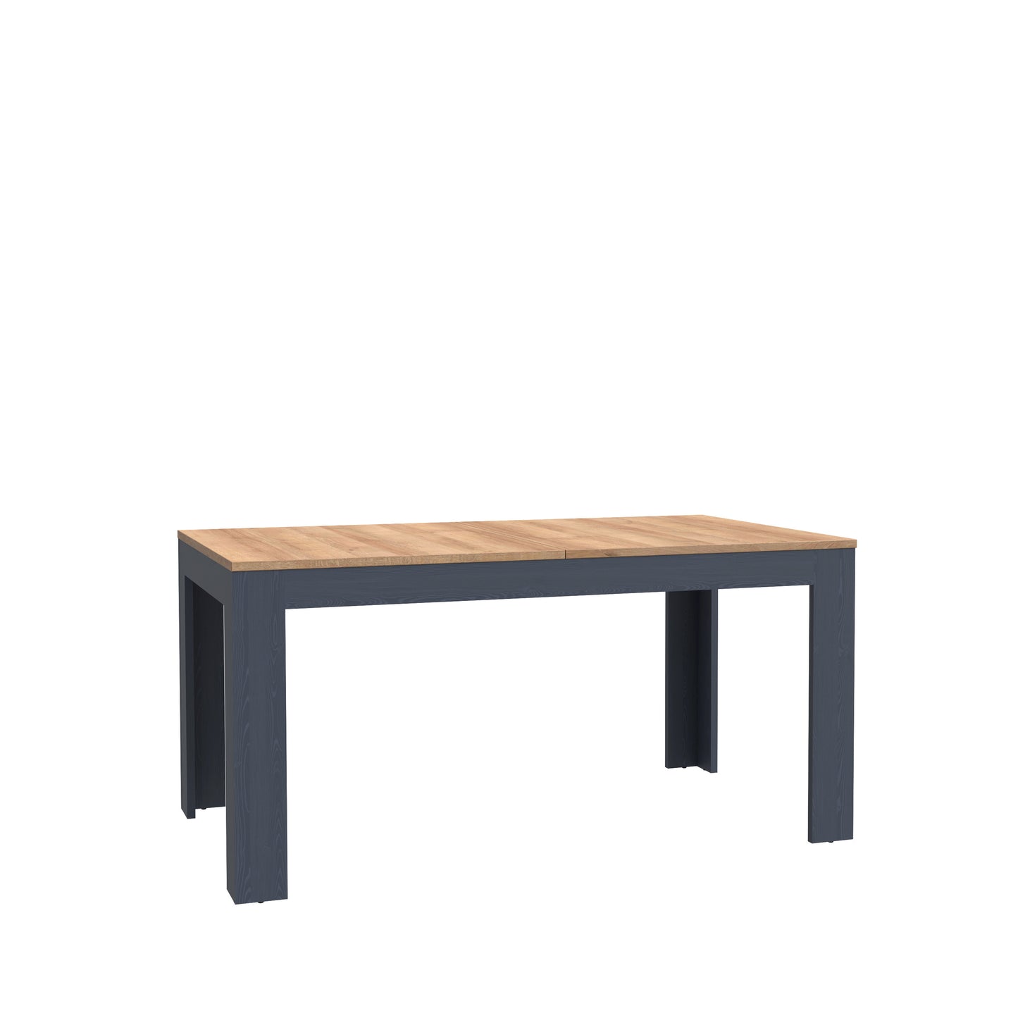 Masa Extensibila Boho, Stejar Riviera Si Stejar Bleumarin, 160/206.6 x 78.2 x 90.2 Cm
