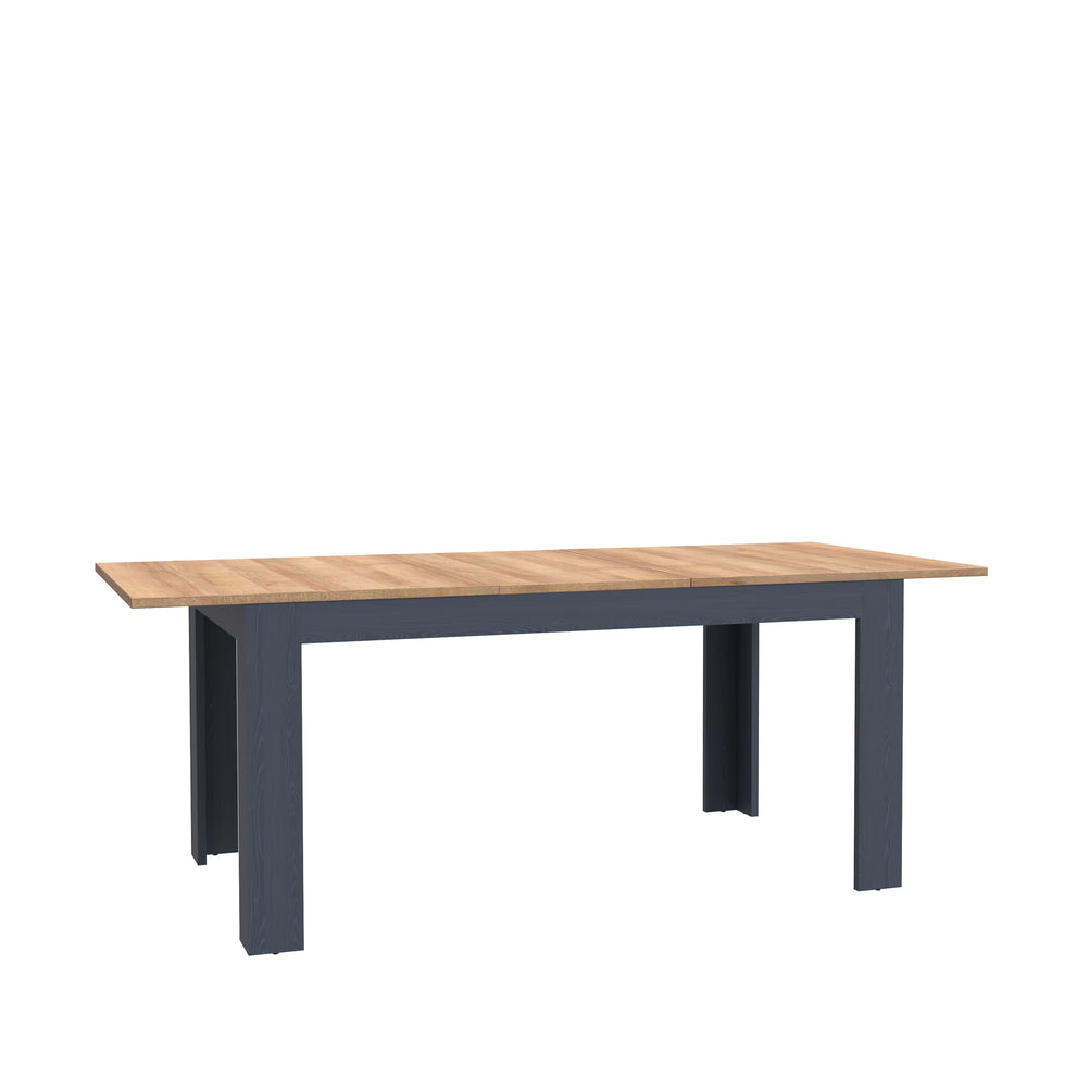 Masa Extensibila Boho, Stejar Riviera Si Stejar Bleumarin, 160/206.6 x 78.2 x 90.2 Cm