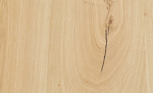 Masa Cafea Tulsa Smoked Oak, Furnir Din Lemn Masiv, 110 Cm