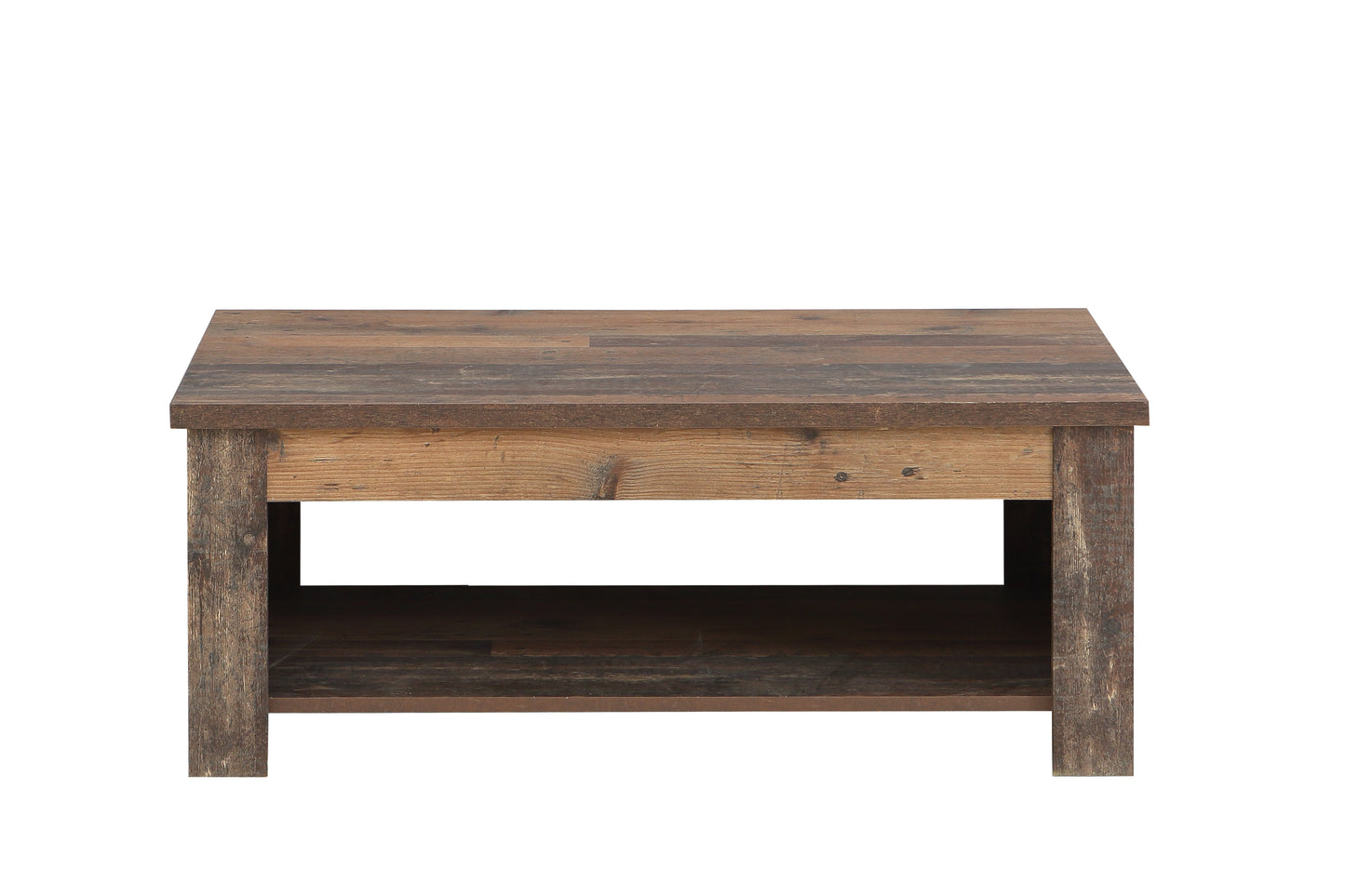 Masa Cafea Multifunctionala Dimond, Blat Rabatabil Lemn Vintage,110 Cm