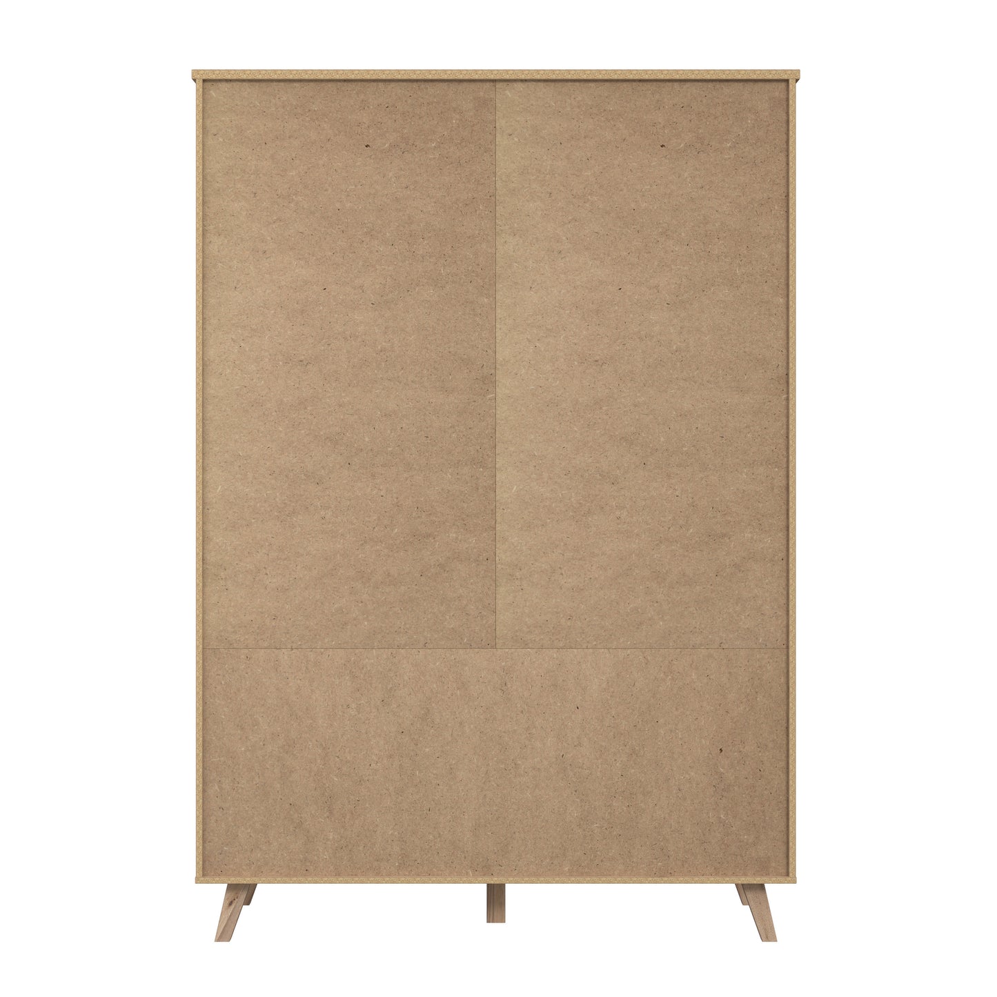 Dulap Vankka, Stejar Pardosit si Alb,139.4 Cm