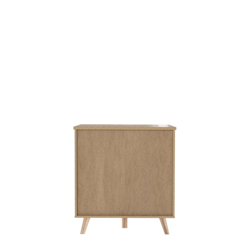Comoda Vankka, Stejar Pardosit Si Alb, 80 x 86.3 x 42 Cm