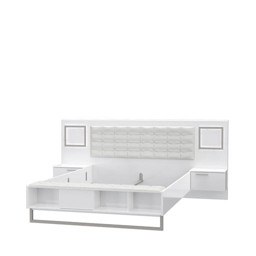 Pat Soprano, Alb Si Alb Super Lucios, Dimensiune Saltea 180 x 200 Cm