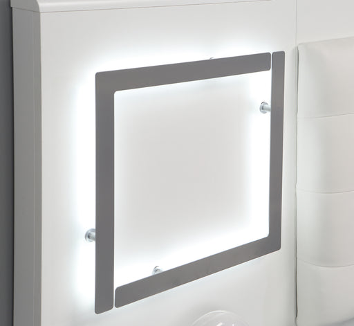 Pat Soprano, Alb Si Alb Super Lucios, Dimensiune Saltea 180 x 200 Cm