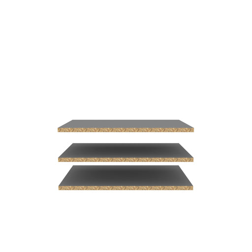 Set 3 Polite PT Dulap Rondino, Gri, 47.8 x 42 x 2.2 Cm