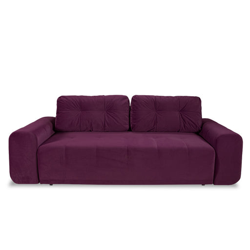 Canapea Extensibila Cu Lada Depozitare Dreamer, Visiniu, 260 x 110 x 100 Cm