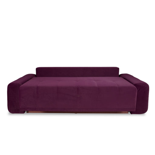 Canapea Extensibila Cu Lada Depozitare Dreamer, Visiniu, 260 x 110 x 100 Cm