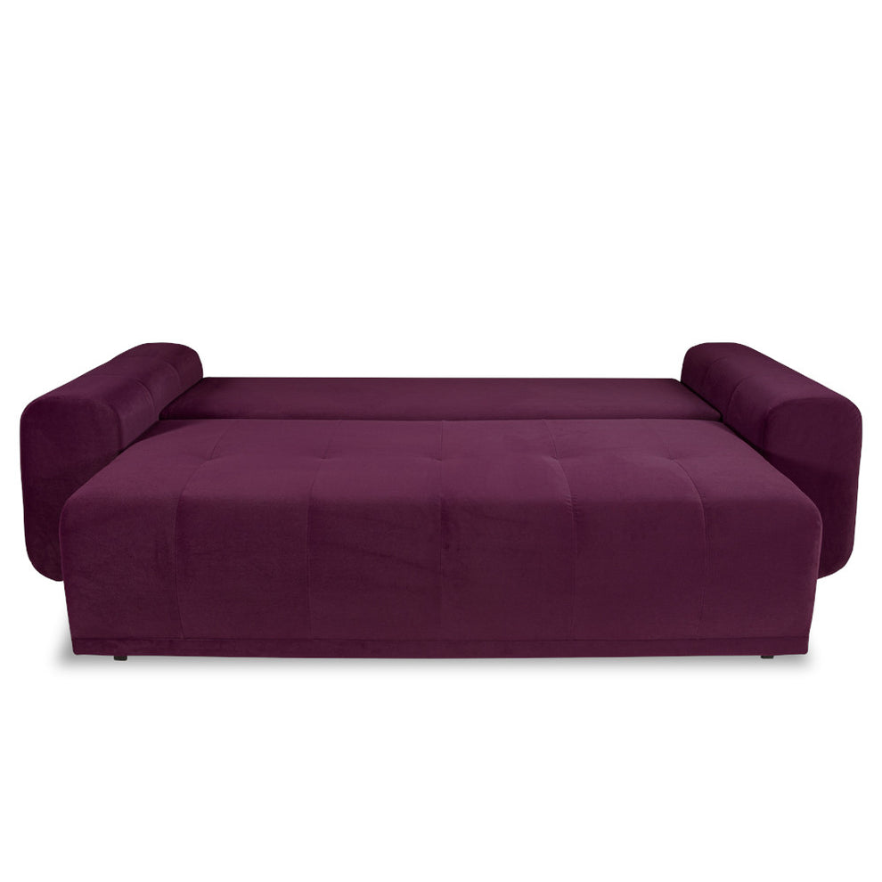 Canapea Extensibila Cu Lada Depozitare Dreamer, Visiniu, 260 x 110 x 100 Cm