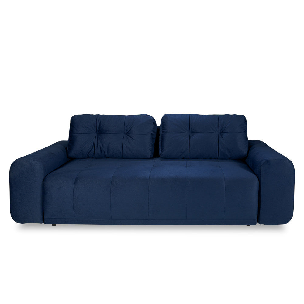 Canapea Extensibila Cu Lada Depozitare Dreamer, Albastru Inchis, 260 x 110 x 100 Cm
