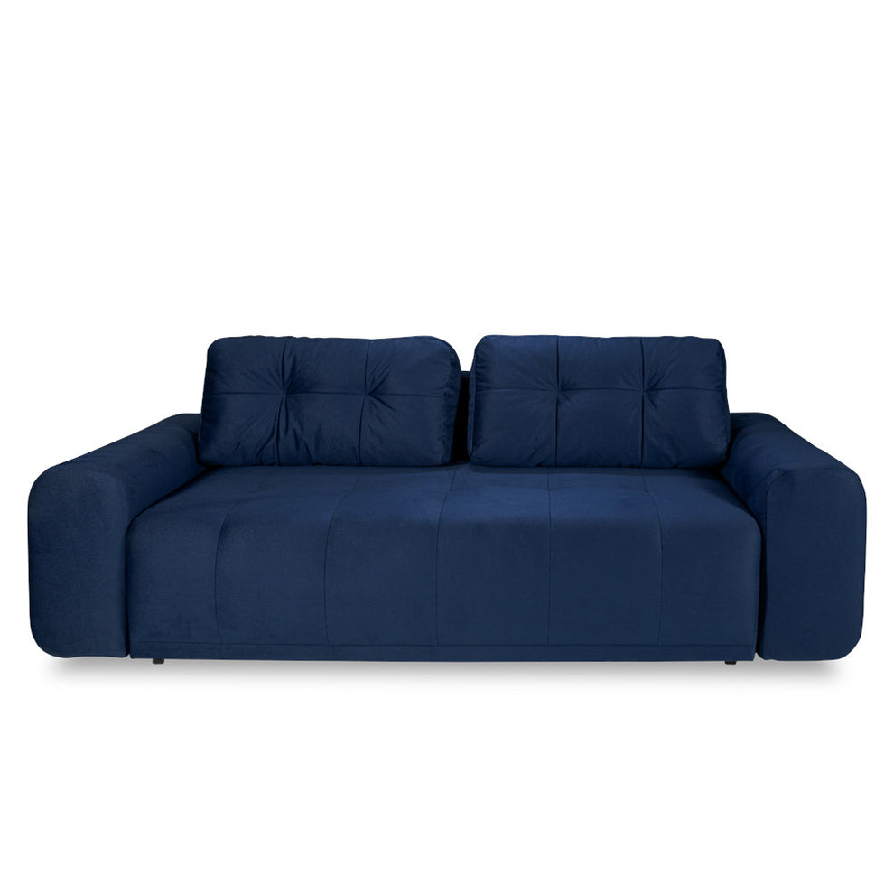 Canapea Extensibila Cu Lada Depozitare Dreamer, Albastru Inchis, 260 x 110 x 100 Cm