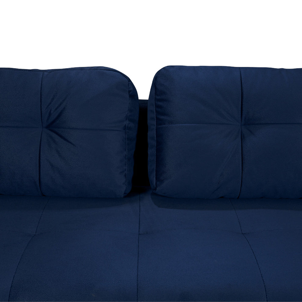 Canapea Extensibila Cu Lada Depozitare Dreamer, Albastru Inchis, 260 x 110 x 100 Cm