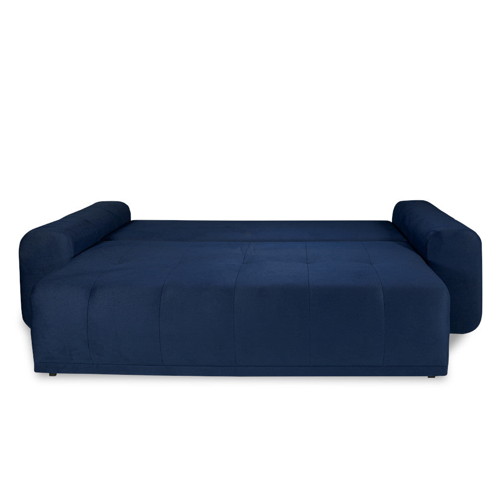 Canapea Extensibila Cu Lada Depozitare Dreamer, Albastru Inchis, 260 x 110 x 100 Cm