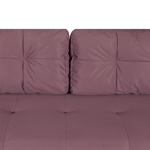 Canapea Extensibila Cu Lada Depozitare Dreamer, Roz, 260 x 110 x 100 Cm