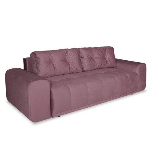 canapea-extensibila-dreamer-260-cm roz cu lada