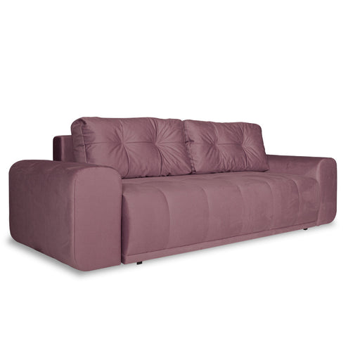 Canapea Extensibila Cu Lada Depozitare Dreamer, Roz, 260 x 110 x 100 Cm