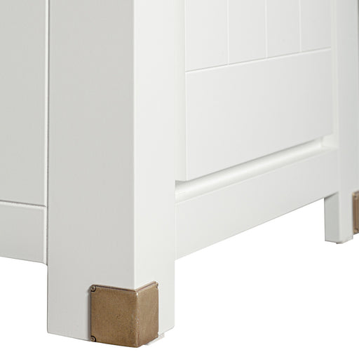 Biblioteca 1 Usa Si 1 Sertar Saint Tropez, Vopsit Alb, 68.8 Cm