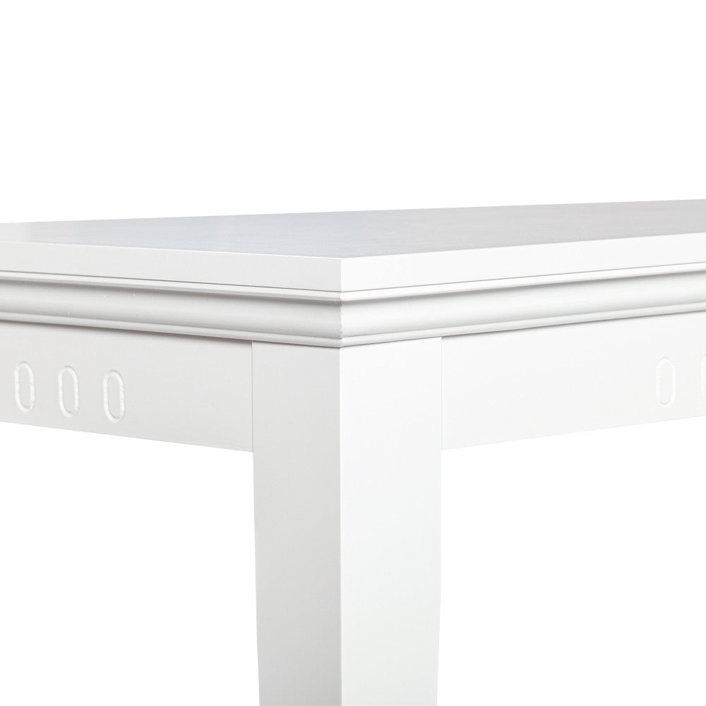 Masa Extensibila Saint Tropez, Vopsit Alb, 160/215 x 90 x 77.5 Cm