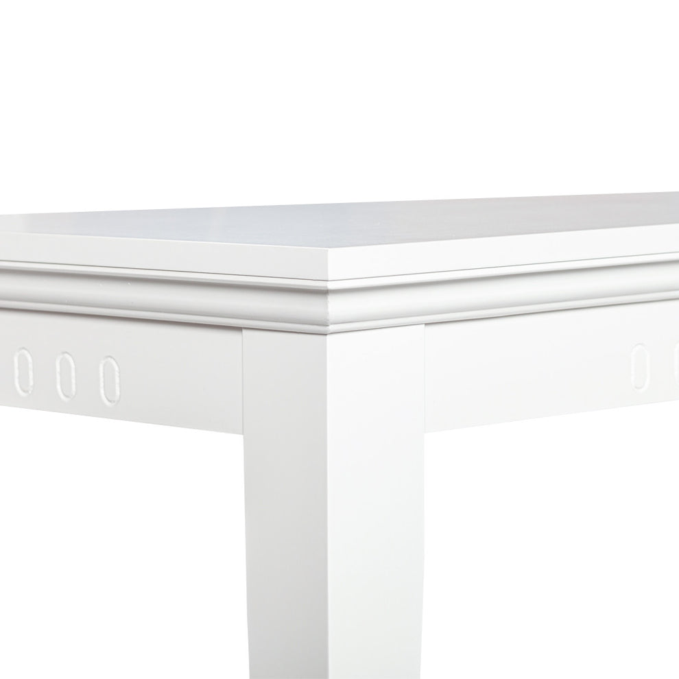 Masa Extensibila Saint Tropez, Vopsit Alb, 160/215 x 90 x 77.5 Cm