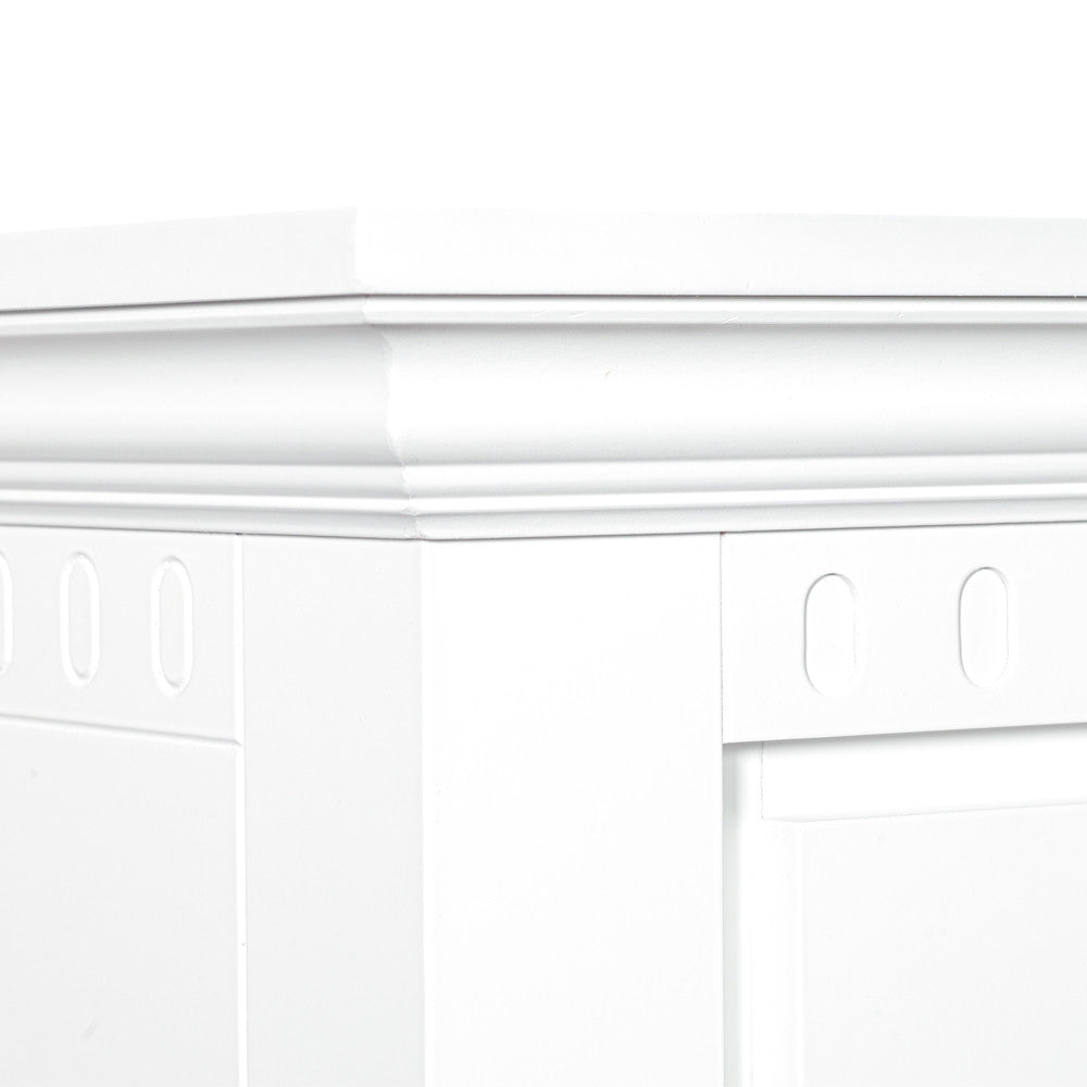 Bufet Saint Tropez, 3 Usi si 3 Sertare, Vopsit Alb, 173.8 Cm