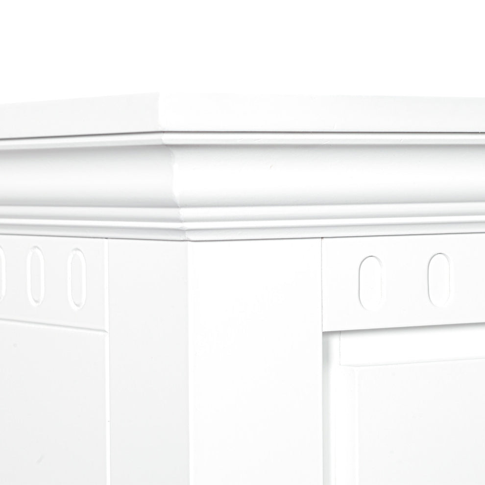 Bufet Saint Tropez, 3 Usi si 3 Sertare, Vopsit Alb, 173.8 Cm