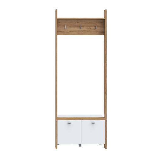 Cuier Ryloth Stejar Catania Si Alb, 74.1 Cm