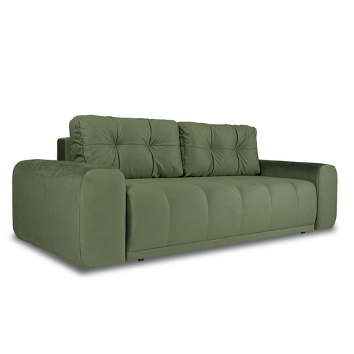 Canapea Extensibila Cu Lada Depozitare Dreamer, Verde, 260 x 110 x 100 Cm