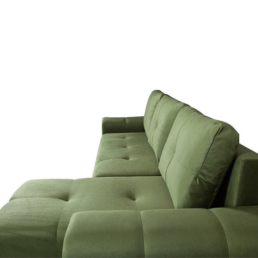 Coltar Extensibil Cu Lada Dreamer, Interschimbabil Stanga/Dreapta, Verde, 290 x 162 x 100 Cm