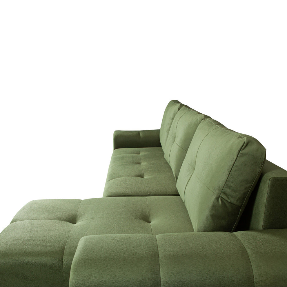 Coltar Extensibil Cu Lada Dreamer, Interschimbabil Stanga/Dreapta, Verde, 290 x 162 x 100 Cm