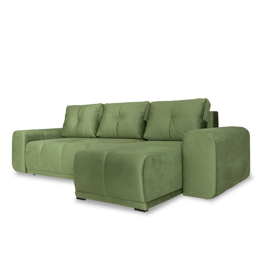 Coltar Extensibil Cu Lada Dreamer, Interschimbabil Stanga/Dreapta, Verde, 290 x 162 x 100 Cm
