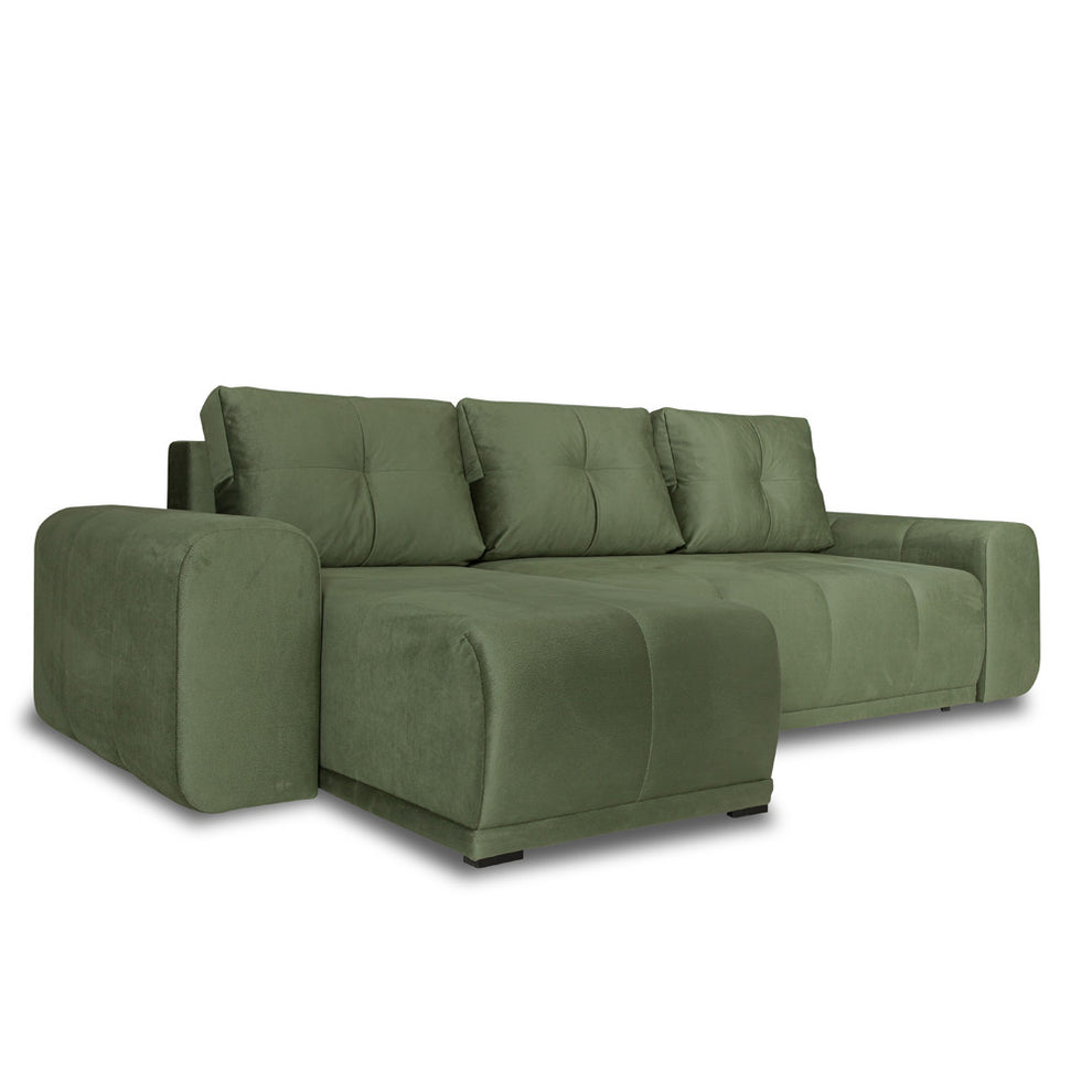 Coltar Extensibil Cu Lada Dreamer, Interschimbabil Stanga/Dreapta, Verde, 290 x 162 x 100 Cm