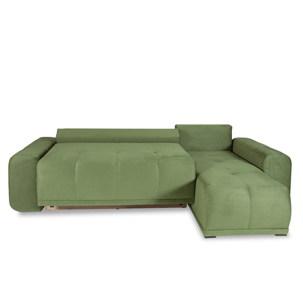 Coltar Extensibil Cu Lada Dreamer, Interschimbabil Stanga/Dreapta, Verde, 290 x 162 x 100 Cm
