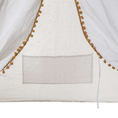 Cort Indian Pentru Copii Bej, 120 x 160 Cm