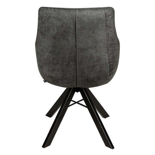 Scaun Cloud Rotativ Negru Si Gri Inchis, 59 Cm