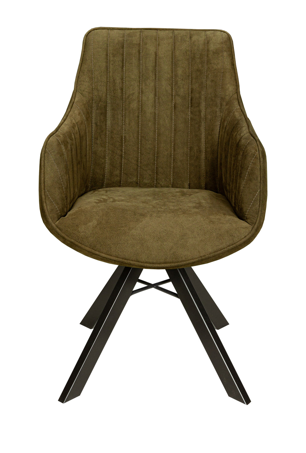Scaun Cloud Rotativ Negru Si Verde, 59 Cm