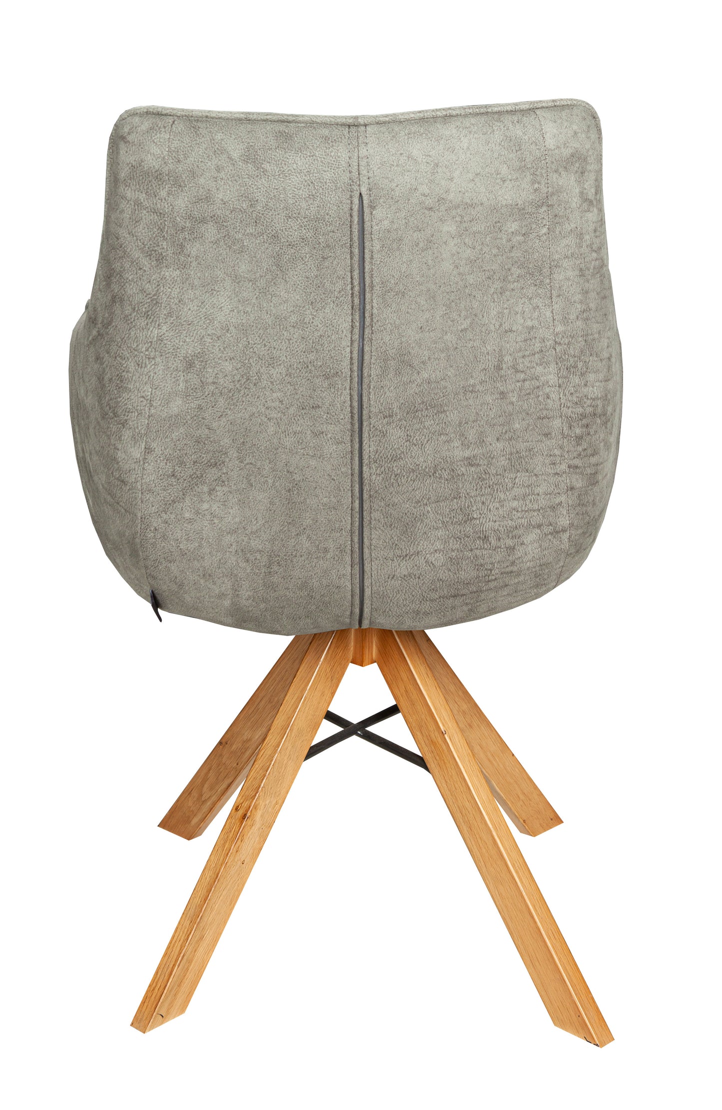 Scaun Cloud Rotativ Stejar, Smoke Oak, Gri, 59 Cm
