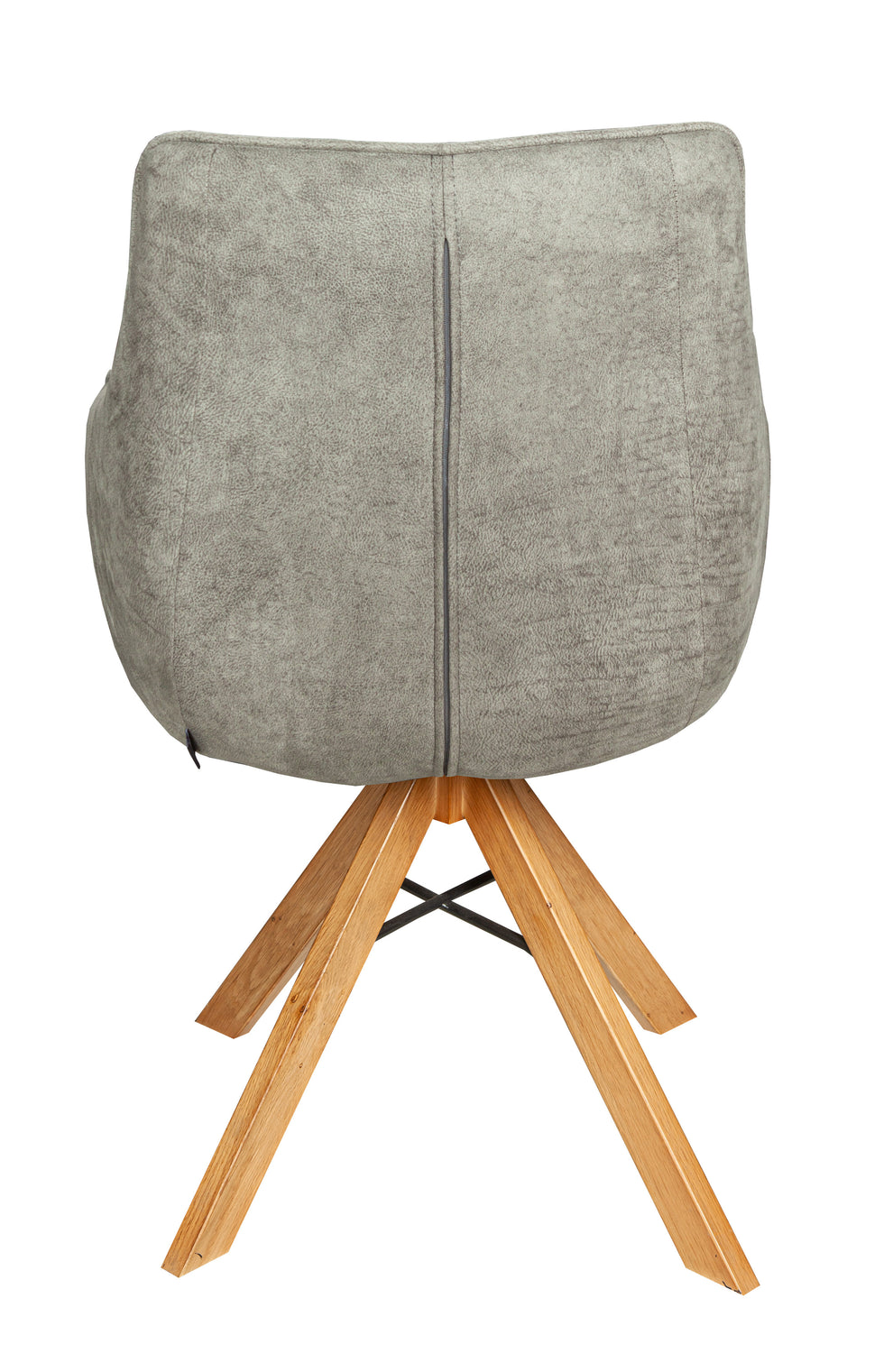 Scaun Cloud Rotativ Stejar, Smoke Oak, Gri, 59 Cm