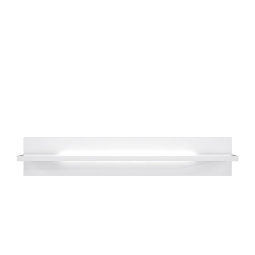 Polita L-Light Alb Si Alb Lucios, 140 Cm