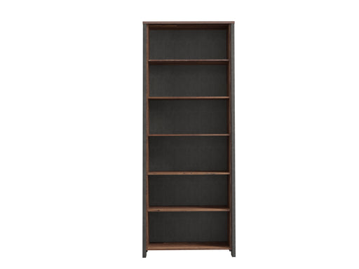 Etajera Clif, Lemn Vintage Si Beton Optic Gri Inchis, 86.7 Cm