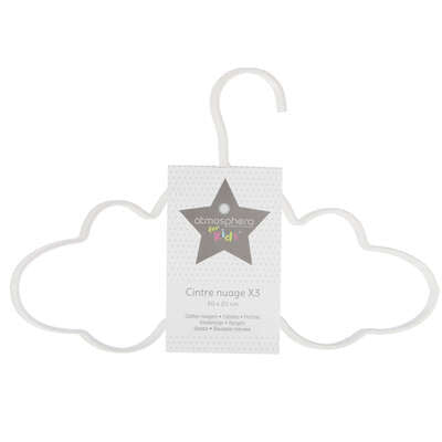 Set 3 Umerase Pentru Copii Cloud, Alb