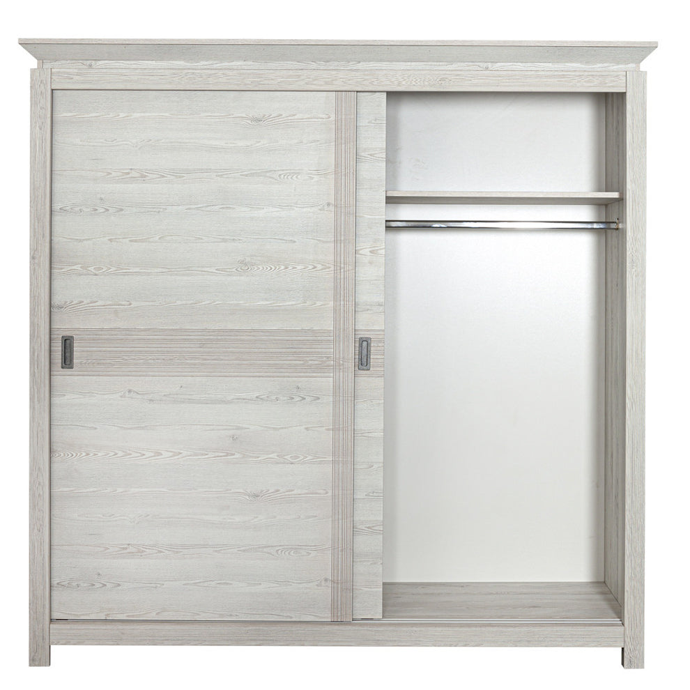 Dulap Casablanca Loft Cu 2 Usi Gri, 210 Cm