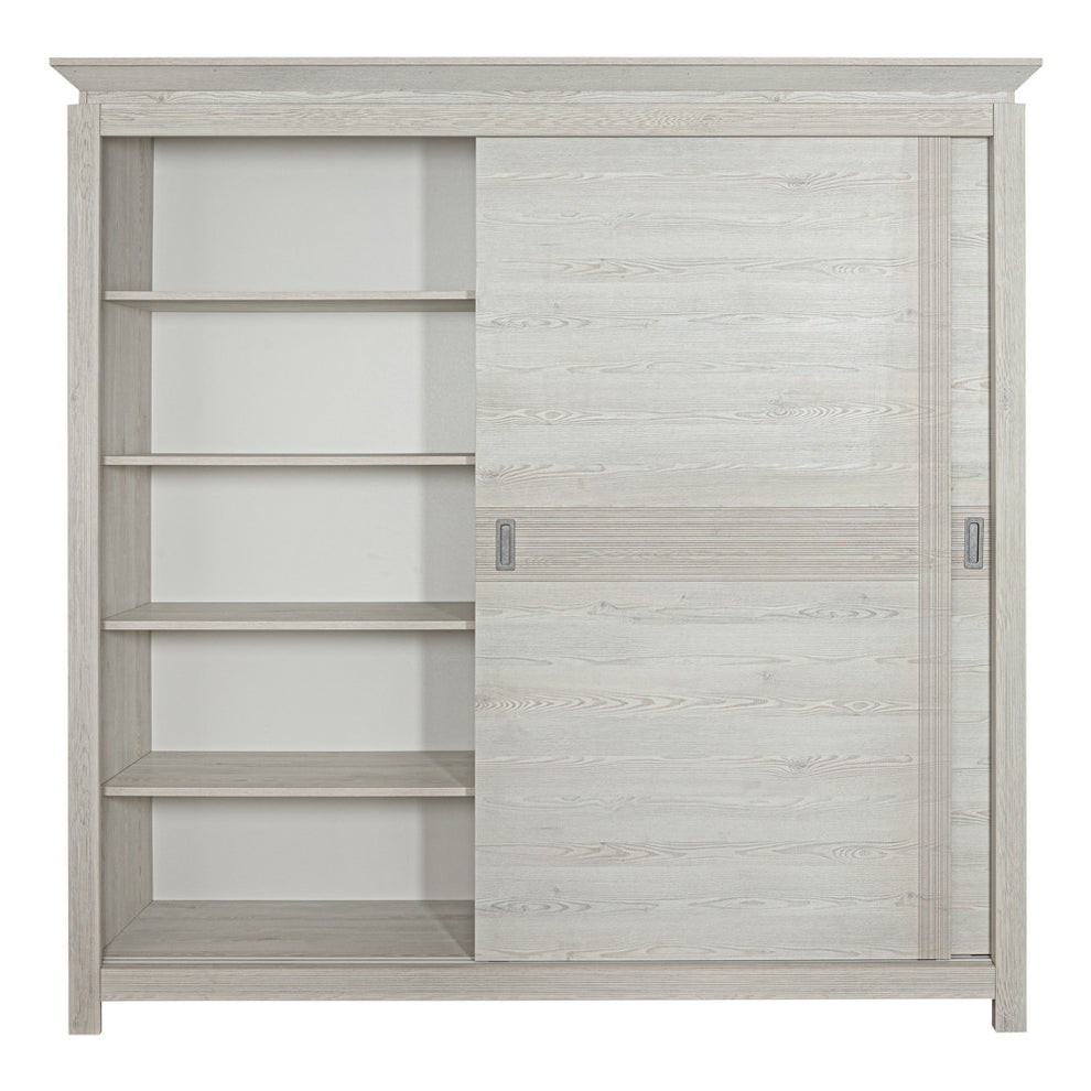 Dulap Casablanca Loft Cu 2 Usi Gri, 210 Cm