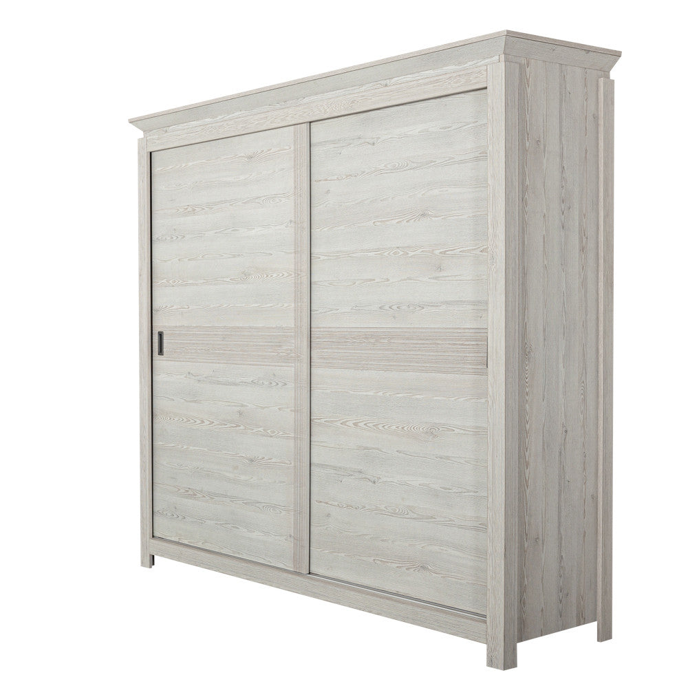 Dulap Casablanca Loft Cu 2 Usi Gri, 210 Cm